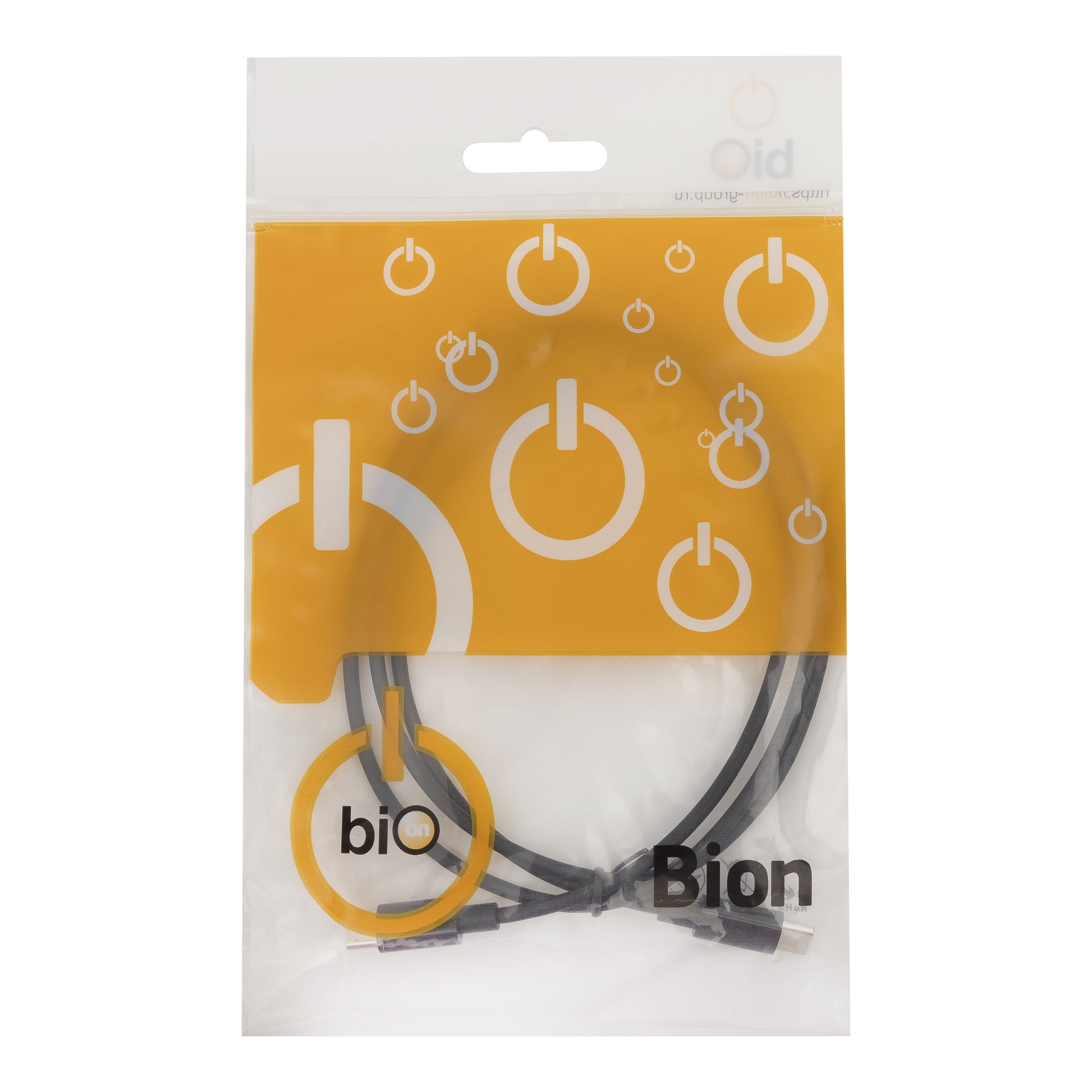 Bion Кабель для зарядки USB Type-C - USB Type-C (CM/CM), 3A, 60W, USB 2.0, 1 м, черный [BXP-CCP-USBC-CMCM-1M-B] Bion Expert
