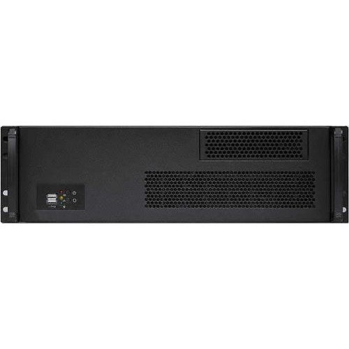 Procase RU330-B-0 Корпус 3U rear/front-access server case, черный, без блока питания, глубина 300мм, MB 12"x9.6" [RU330-B-0]