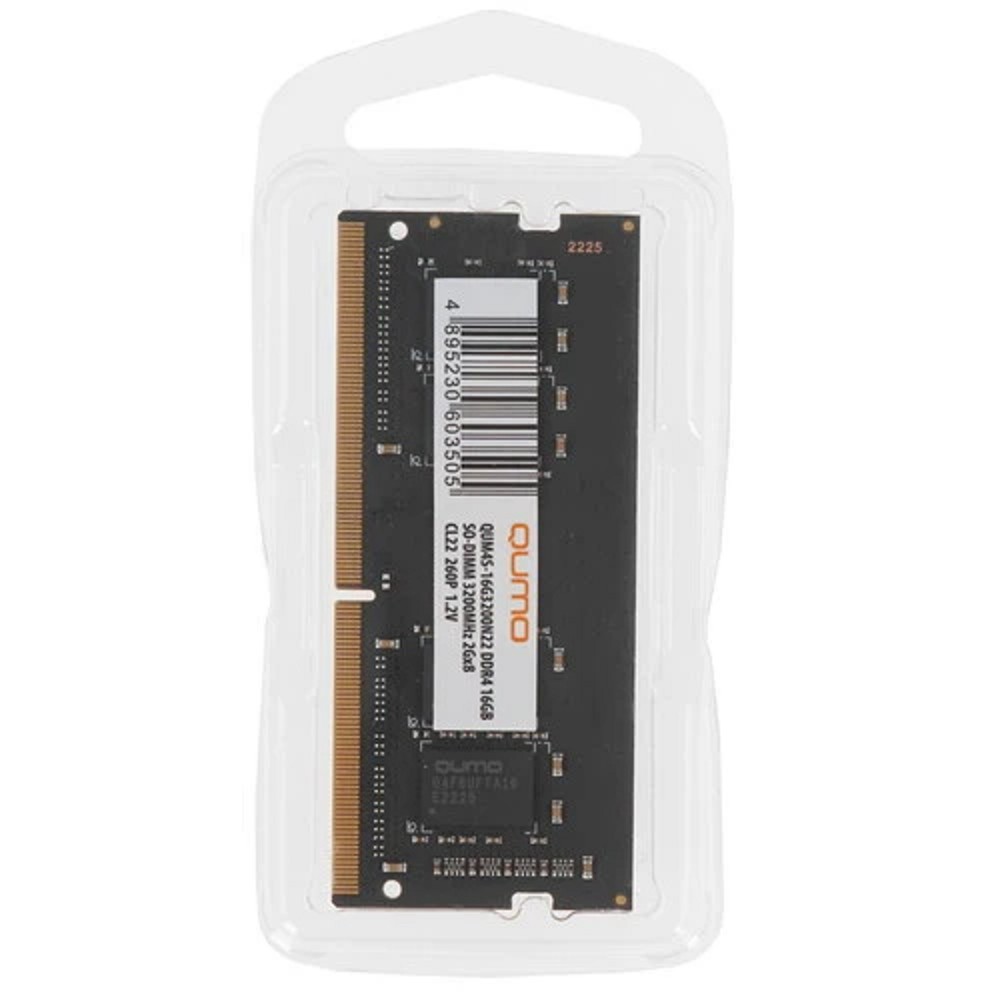 QUMO DDR4 SODIMM 16GB QUM4S-16G3200N22 PC4-25600, 3200MHz OEM/RTL