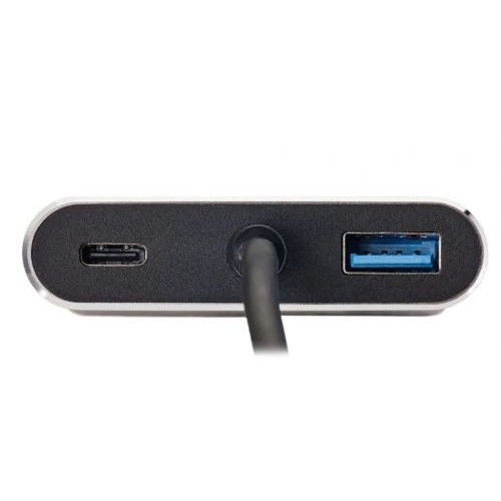 VCOM TUC055 Кабель-концентратор USB3.1 TypeCm -->HDMI+USB3.0+PD+VGA Alum Grey 4K@30Hz, Telecom[6926123465530]