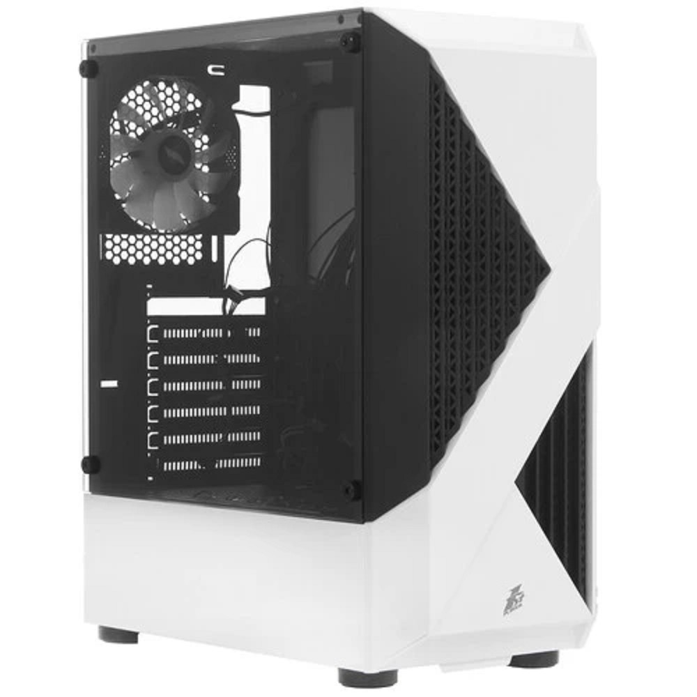 1STPLAYER FIREROSE F3-A White / ATX, TG / 4x120mm LED fans inc. / F3-A-WH-4F1