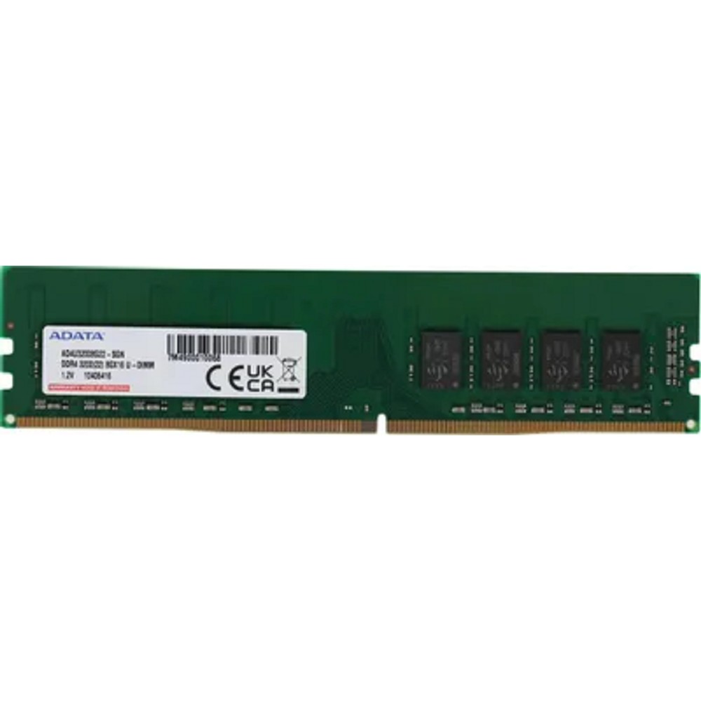 ADATA DDR4 DIMM 8GB 3200MHz 1*8GB 22-22-22 SINGLE TRAY арт. AD4U32008G22-SGN