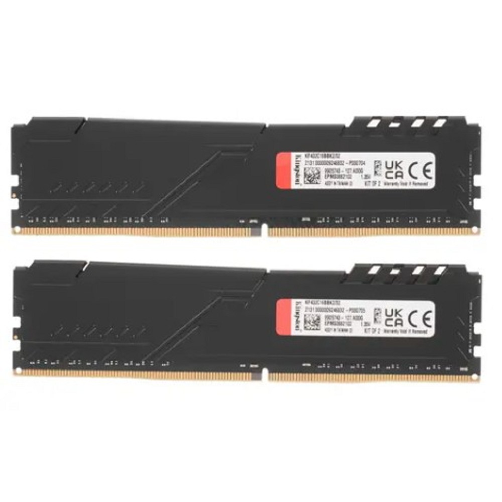 Kingston DDR4 DIMM 32GB Kit 2x16Gb KF432C16BBK2/32 PC4-25600, 3200MHz, CL16