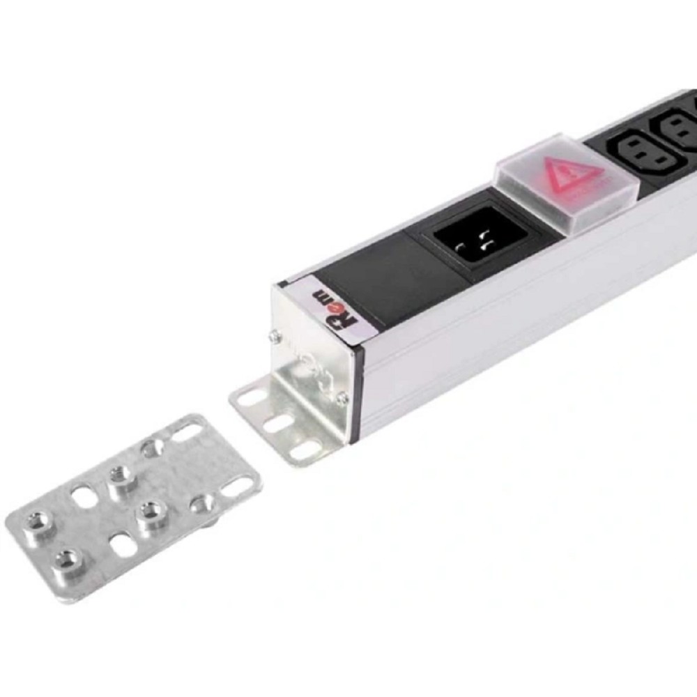 REM Верт блок розеток Rem-16, 1 фаза 16A, выкл, 36 C13, 6 C19, 1420 мм, вх C20 IEC 320(R-16-36C13-6C19-V-1420) ЦМО