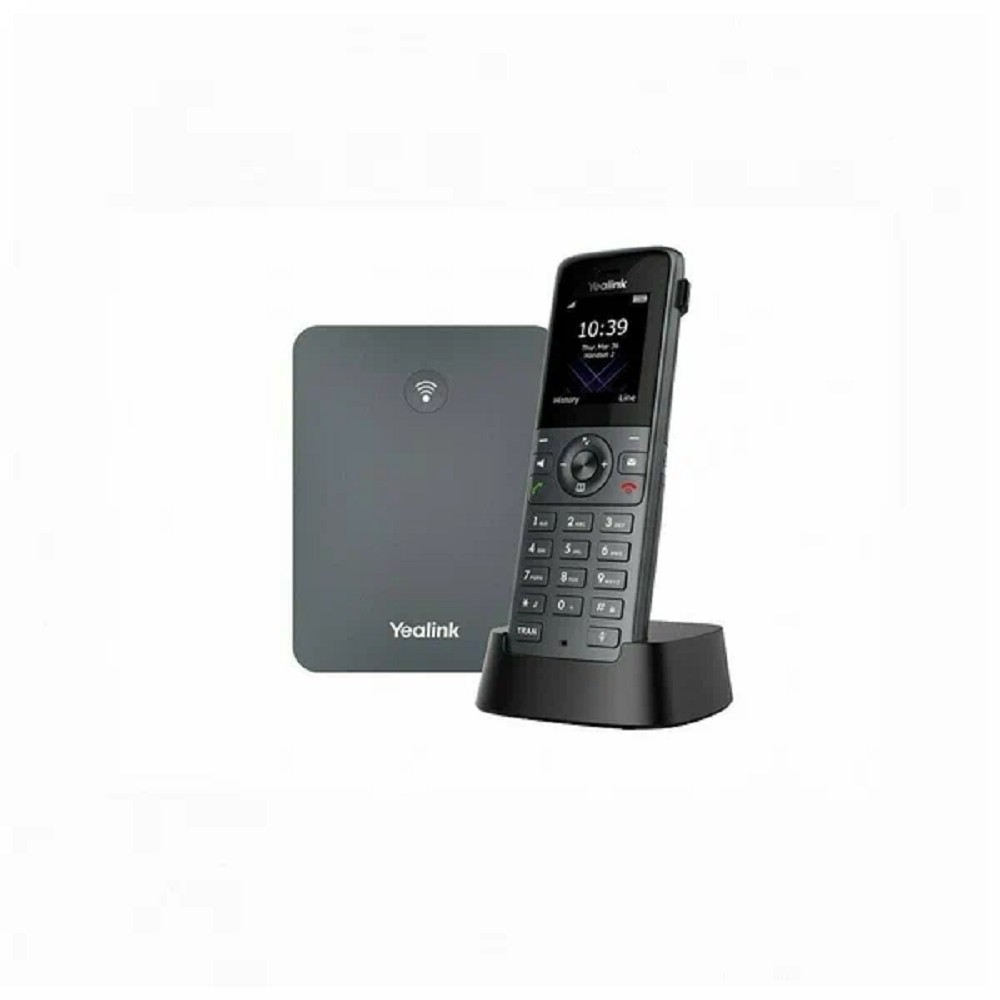 YEALINK DECT-трубка Yealink W73P DECT (база W70B+трубка W73H) до 10 SIP-аккаунтов, до 10 трубок на базу, до 20 одноврем. Вызовов