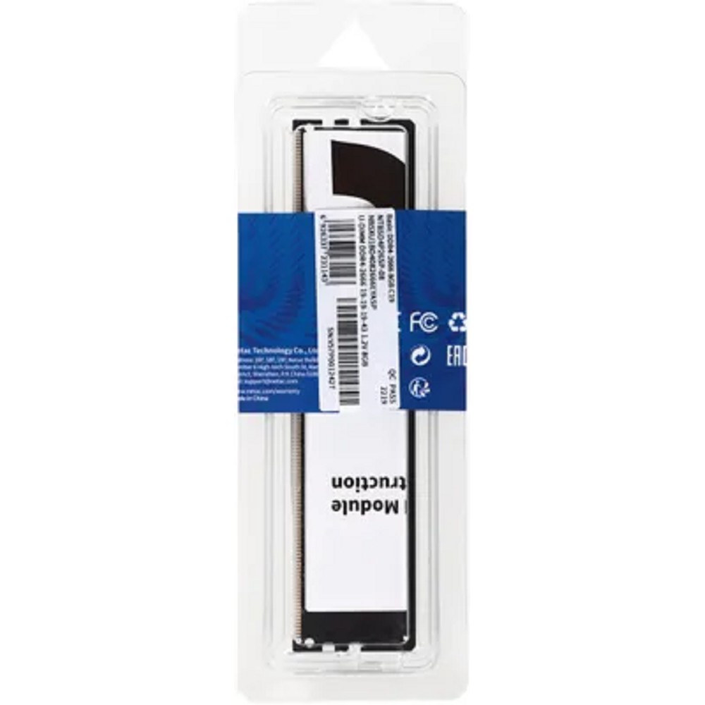 Netac Basic DIMM 8GB DDR4-2666 (PC4-21300) C19 19-19-19-43 1.2V Memory module арт. NTBSD4P26SP-08