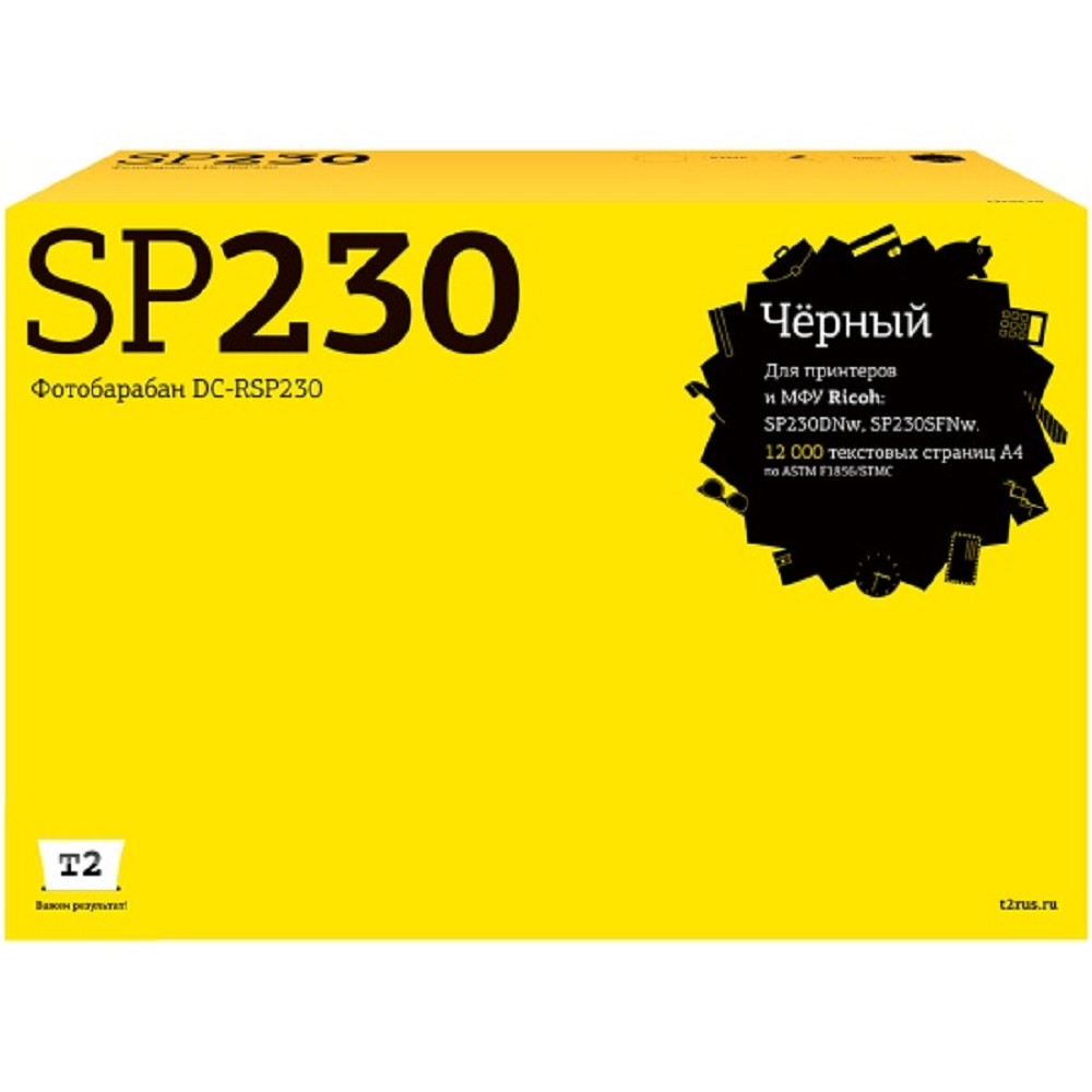 T2 SP230 408296 Фотобарабан (DC-RSP230) для Ricoh SP230DNw/230SFNw (12000стр.)