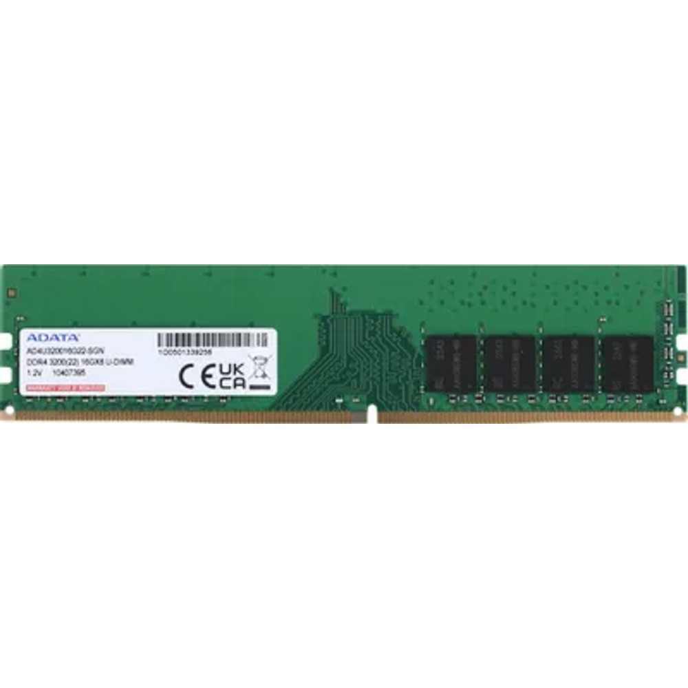 ADATA DDR4 DIMM 16GB 3200MHz 1*16GB 22-22-22 SINGLE TRAY арт. AD4U320016G22-SGN