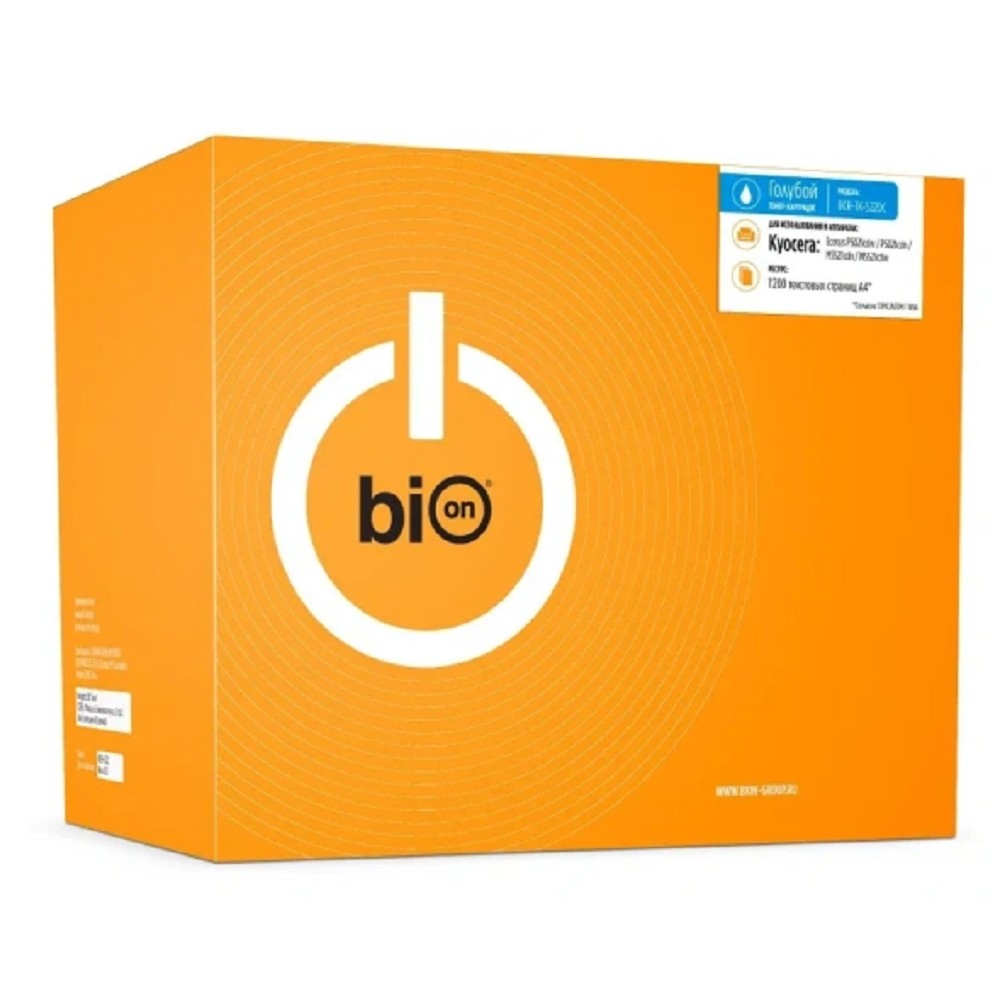 Bion BCR-TK-5270C Тонер Картридж для Kyocera ECOSYS M6230cidn/P6230cdn/M6630cidn (6'000 стр.) Голубой, с чипом Bion Cartridge