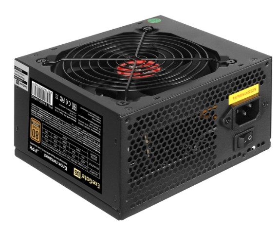 Exegate EX292157RUS-OEM Блок питания 1000W ExeGate 80 PLUS® Bronze 1000PPH-OEM (ATX, APFC, КПД 89% (80 PLUS Bronze), 12cm fan, 24pin, (4+4)pin, PCIe, 5xSATA, 3xIDE, black, RTL)