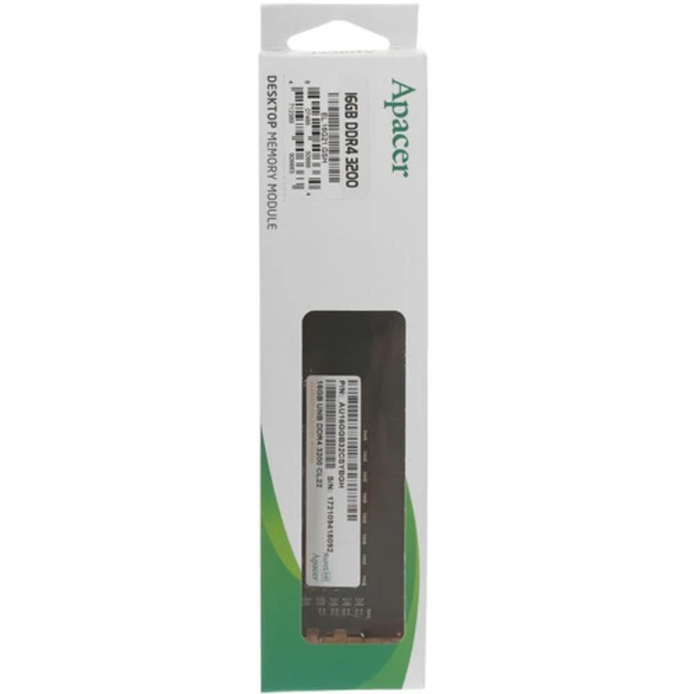 Apacer DDR4 DIMM 16GB EL.16G21.GSH PC4-25600, 3200MHz