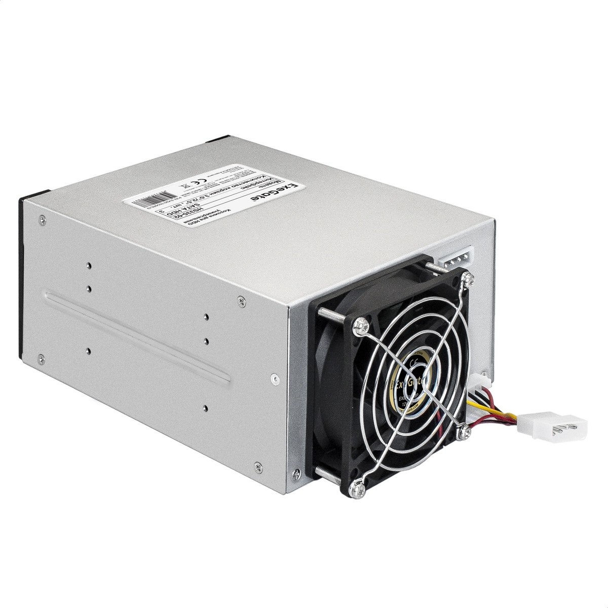 Exegate EX291656RUS Корзина для HDD ExeGate HS335-02 (универсальная, на 3*3,5"/2.5" SATA HDD, занимает 2*5,25" отсека, RTL)
