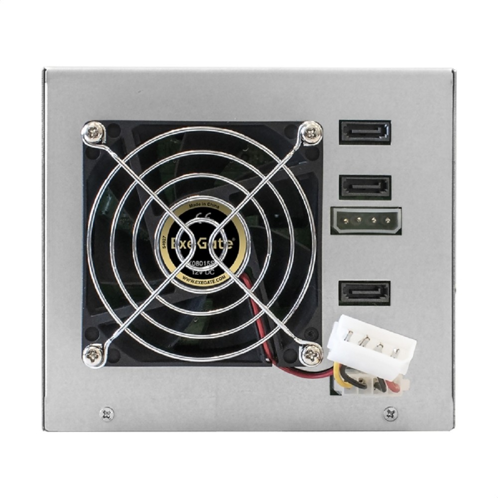 Exegate EX291657RUS Корзина для HDD ExeGate HS435-02 (универсальная, на 4*3,5"/2.5" SATA HDD, занимает 3*5,25" отсека, RTL)
