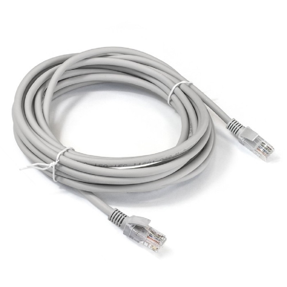 Exegate EX290422RUS Патч-корд LSZH UTP-RJ45-RJ45-5e-10M-LSZH-GY, UTP, cat.5e, 10м, серый