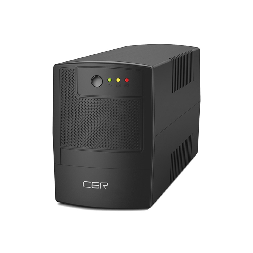ИБП CBR [UPS-TWP-101EJ-650] 650VA/390W, Schuko CEE 7 x2 outlets, LED, USB Type-B, RJ11/45 AVR, SEC, 12V/7Ah CBR Tech