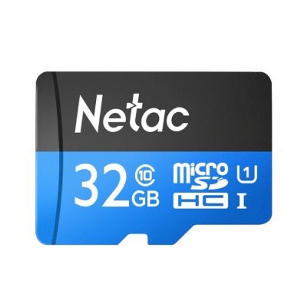 Netac P500 Standard 32GB MicroSDHC U1/C10 up to 90MB/s, retail pack card only арт. NT02P500STN-032G-S