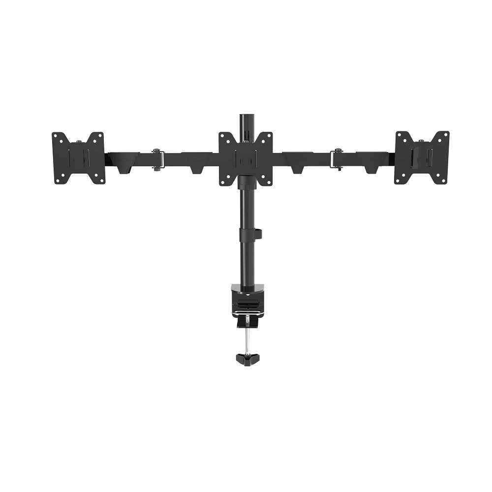 Wize [WDM3-26] Настольное крепление для трех мониторов 14"-26", VESA 75x75, 100x100, макс. нагрузка 10 кг,