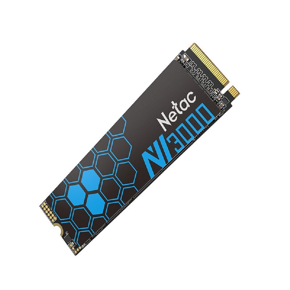 Netac SSD NV3000 500GB PCIe 3 x4 M.2 2280 NVMe 3D NAND, R/W up to 3100/2100MB/s, IOPS(R4K) 200K/150K, TBW 300TB, with heat sink, 5y wty арт. NT01NV3000-500-E4X