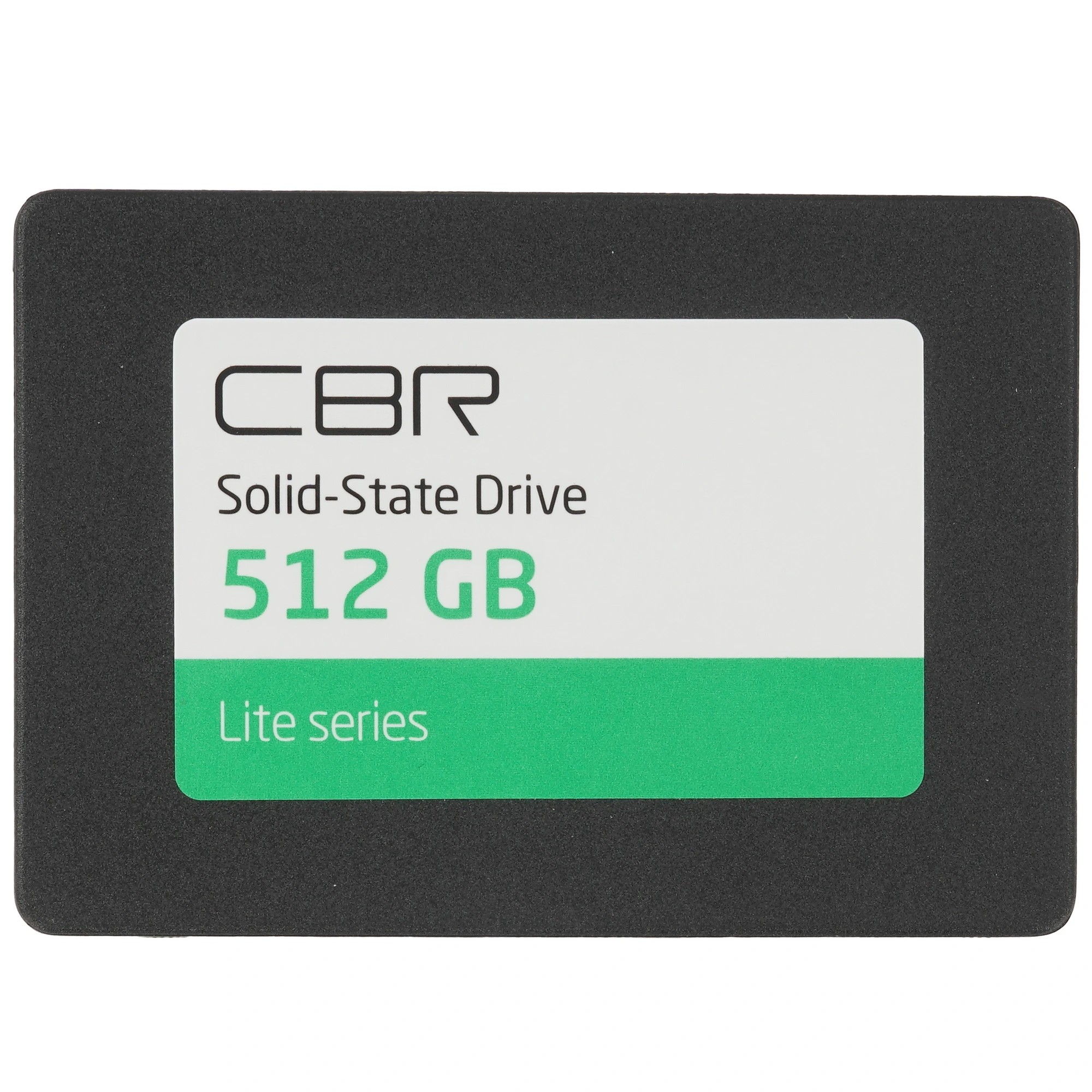 CBR SSD-512GB-2.5-LT22, Внутренний SSD-накопитель, серия "Lite", 512 GB, 2.5", SATA III 6 Gbit/s, SM2259XT, 3D TLC NAND, R/W speed up to 550/520 MB/s, TBW (TB) 256