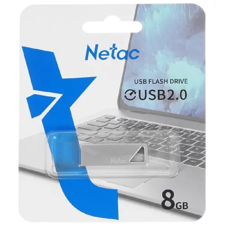 Netac U326 8GB USB2.0 Flash Drive, zinc alloy housing арт. NT03U326N-008G-20PN
