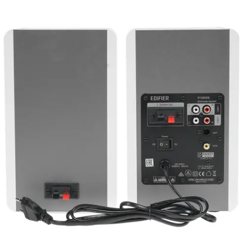 Edifier R1280DB white silver {42 W RMS, 55-20000Гц, МДФ, пульт ДУ, Bluetooth 5.1; 144 х 240 х 177мм}