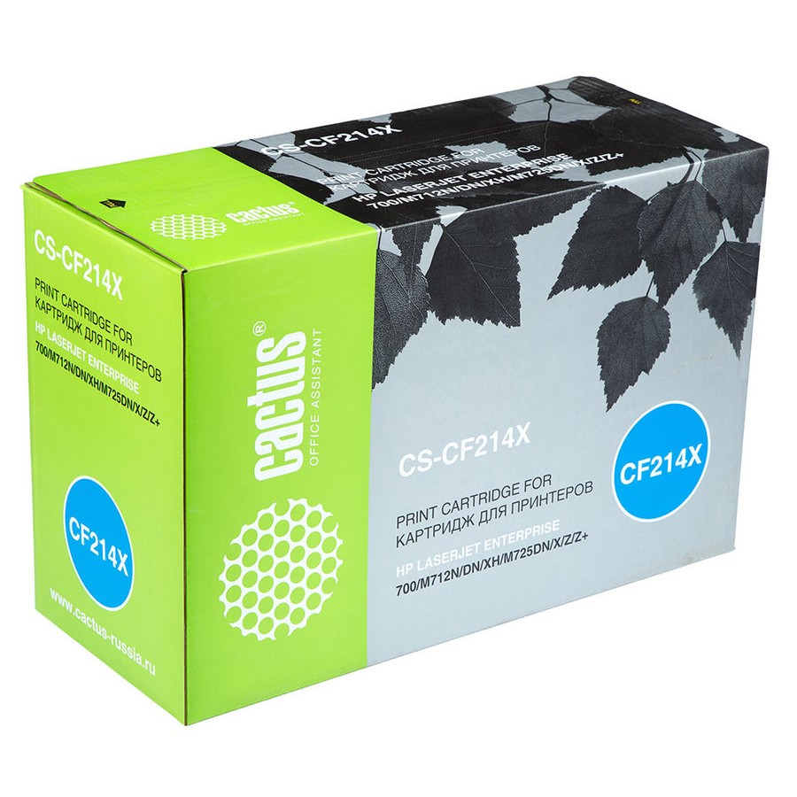 Cactus CS-CF214X CF214X черный (17500стр.) для HP LaserJet 700/M712