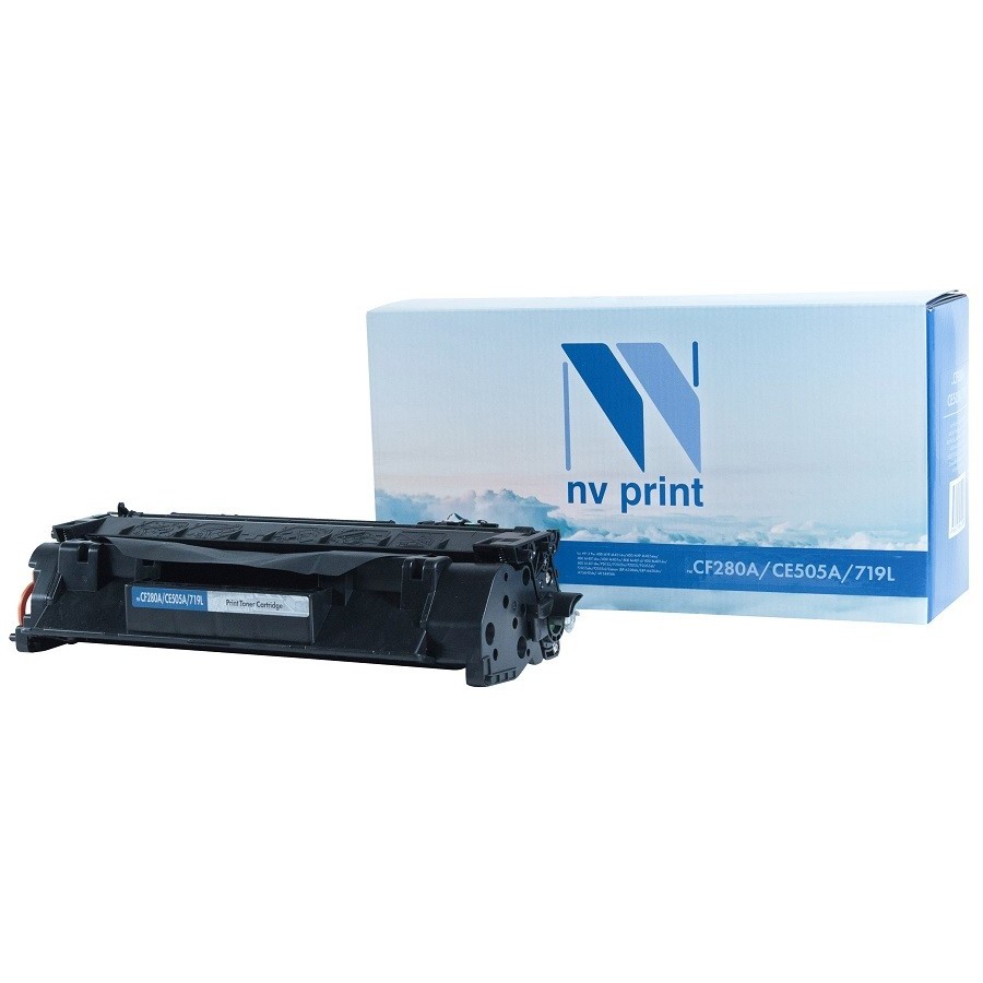 NVPrint CF280A/CE505A/719L Картридж для принтеров HP LJ Pro 400 M401D Pro, M425 Pro,400 M425DW Pro,P2035/ P2035n/ P2055/ Canon LBP-6300dn/ LBP-6650dn/ MF5840dn/ MF5880dn (2700) NV Print арт. NV-CF280A/CE505A/719L