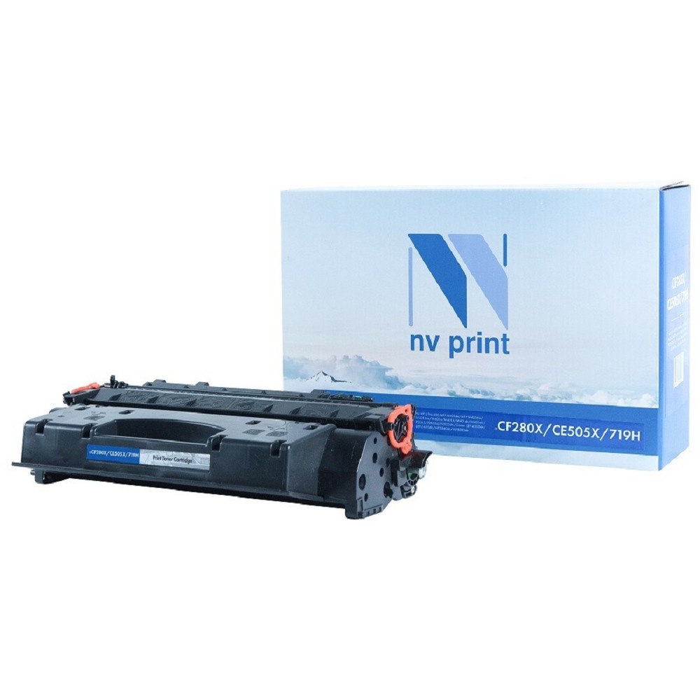 NVPrint CF280X/CE505X/719H Картридж для принтеров HP LJ Pro 400 M401D Pro, M425 Pro,400 M425DW Pro, P2055/ Canon LBP-6300dn/ LBP-6650dn/ MF5840dn/ MF5880dn (6900k) NV Print арт. NV-CF280X/CE505X/719H