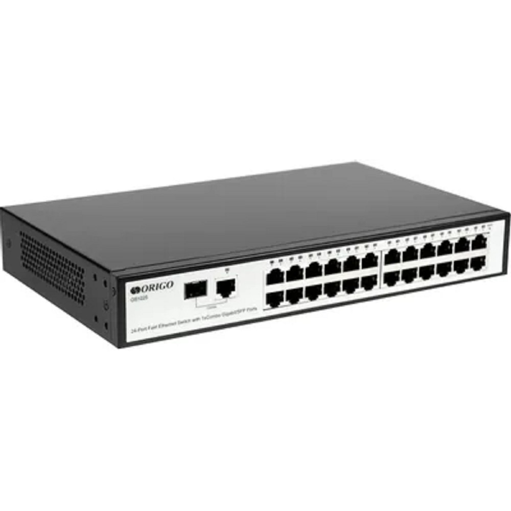 ORIGO Неуправляемый коммутатор, 24x100Base-TX, 1xCombo 1000Base-T/SFP, комплект для установки в 19" стойку арт. OS1225/A1A
