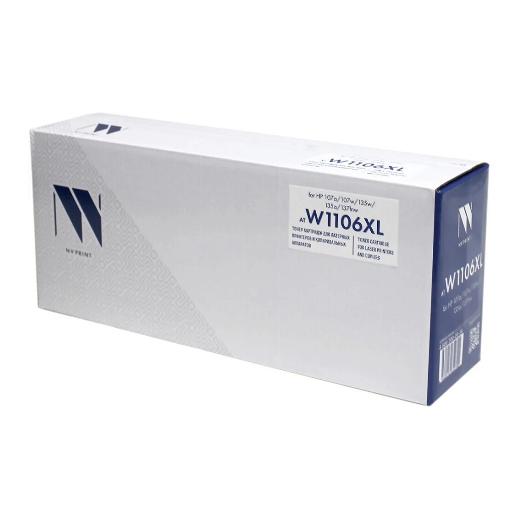 NV Print W1106AXL Тонер-картридж для HP 107a/107w/135w/135a/ (5000k) с чипом