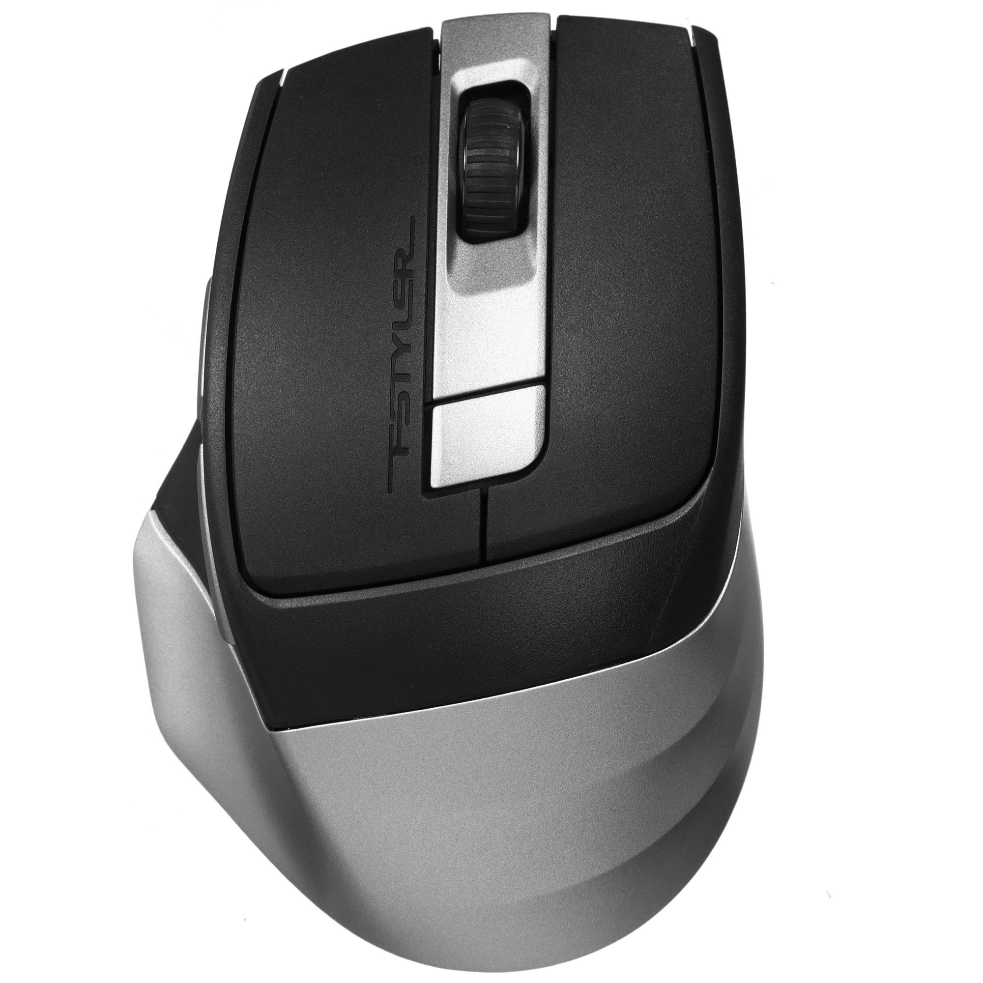 Мышь A4Tech Fstyler FB35C серый/черный оптическая (2400dpi) беспроводная BT/Radio USB (6but) (1583838) арт. FB35C SMOKY GREY