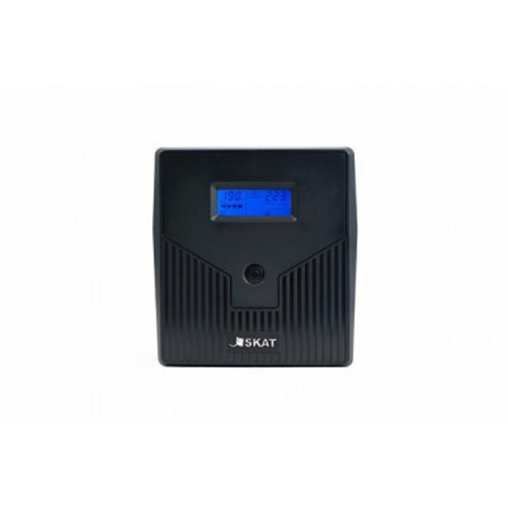 ИБП Бастион SKAT-UPS 1000-IN-2x7 {Line-interactive, 1000ВА/600Вт, на пол, LCD-дисп, 2x EURO + 2х C13, USB/RJ-45, АКБ 2х 7Ач, МПТ} (456) арт. 456 SKAT-UPS 1000-IN-2x7