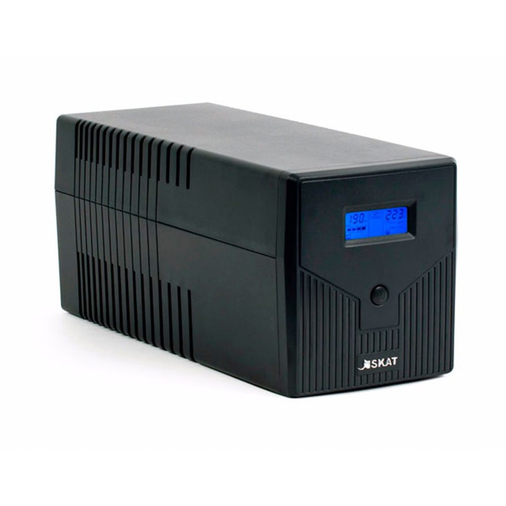 ИБП Бастион SKAT-UPS 1500-IN-2x9 {Line-interactive, 1500ВА/900Вт, на пол, LCD-дисп, 2x EURO + 2х C13, USB/ RJ-45, АКБ 2х 9Ач, МПТ} {457} арт. 457 SKAT-UPS 1500-IN-2x9
