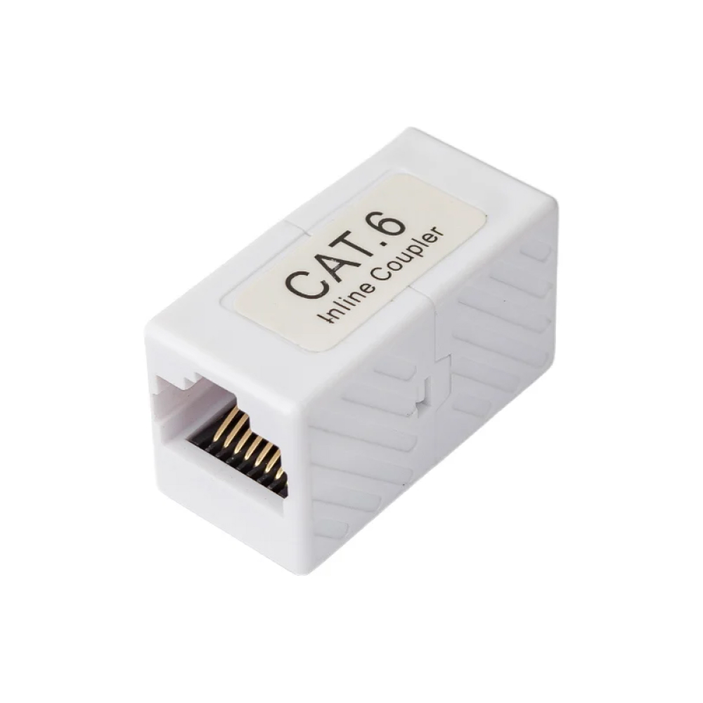 Cabeus CA-8p8c-C6 Проходной адаптер, RJ45-RJ45 (8p8c), категория 6, неэкранированный
