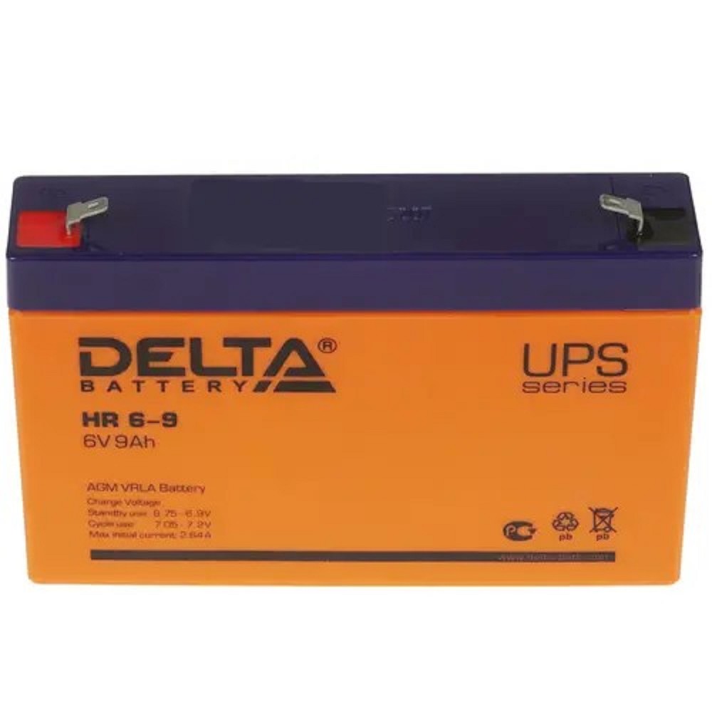 Delta UPS HR 6-9 (6V / 9Ah)