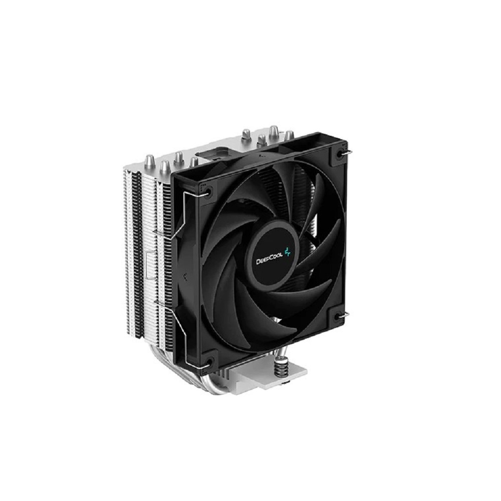 DEEPCOOL AG400 LGA1700/1200/115X/AM5/AM4 (18шт/кор, TDP 220W, PWM, Fan 120mm, 4 тепл. Трубки, черный) RET (R-AG400-BKNNMN-G-1)