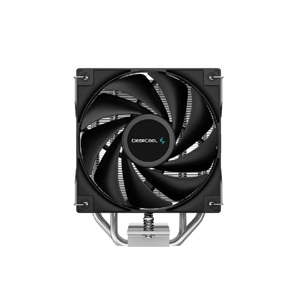 DEEPCOOL AG400 LGA1700/1200/115X/AM5/AM4 (18шт/кор, TDP 220W, PWM, Fan 120mm, 4 тепл. Трубки, черный) RET (R-AG400-BKNNMN-G-1)