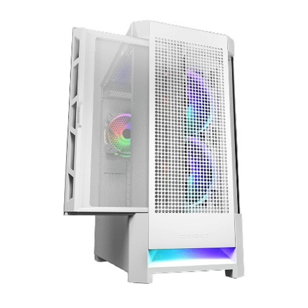 Cougar Airface RGB White, 2х140мм + 1x120mm ARGB Fan, ARGB Fan Hub, без БП, белый, ATX арт. Airface_RGB_White