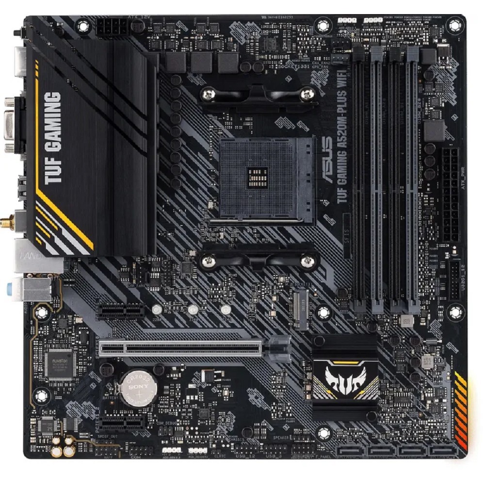 Материнская плата Asus TUF GAMING A520M-PLUS WIFI арт. TUF GAMING A520M-PLUS WIFI TUF GAMING A520M-PLU