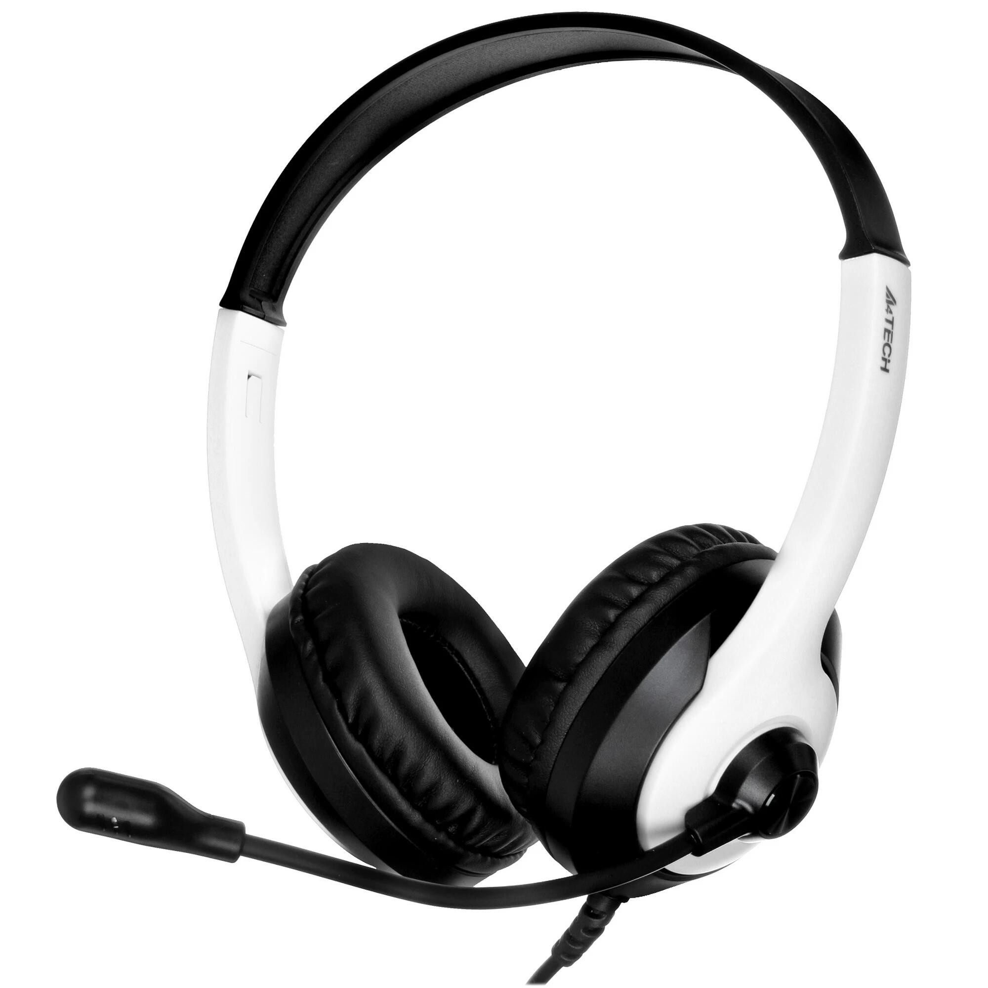 A4Tech Fstyler FH100U белый/черный 2м накладные USB (FH100U (PANDA)) арт. 1774524