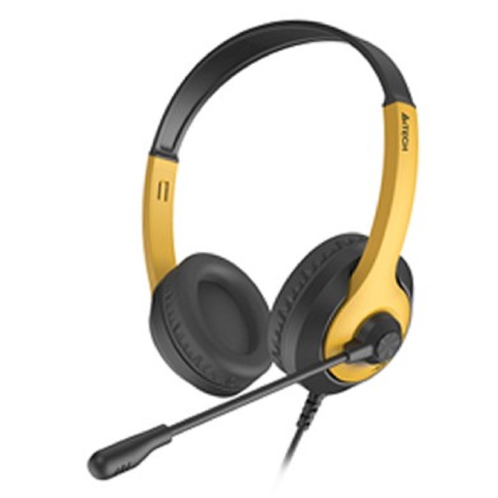 A4Tech Fstyler FH100U желтый/черный 2м накладные USB (FH100U (BUMBLEBEE)) арт. 1774595