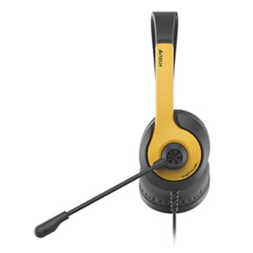 A4Tech Fstyler FH100U желтый/черный 2м накладные USB (FH100U (BUMBLEBEE)) арт. 1774595