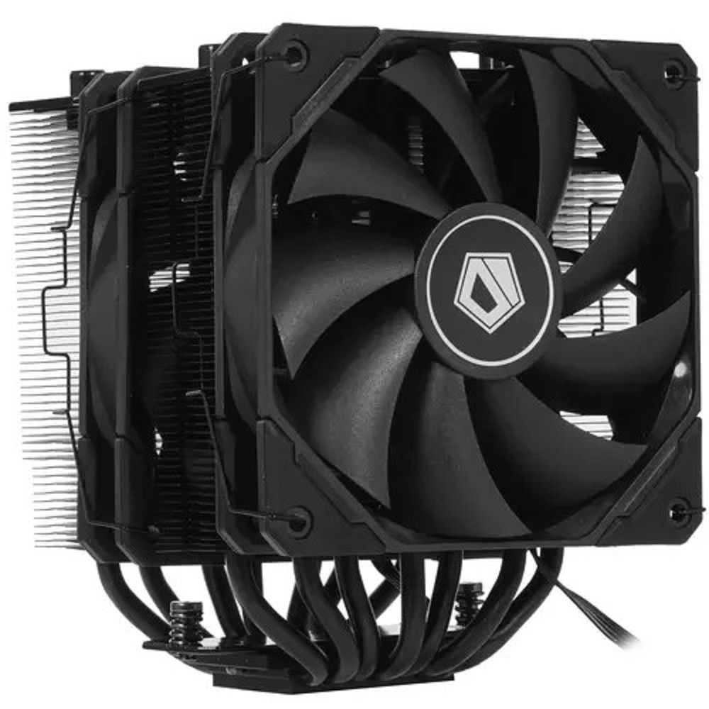 ID-COOLING SE-207-XT ADVANCED LGA20XX/1700/1200/115X/AM5/AM4 (8шт/кор, TDP 280W, PWM, черный, 7 тепл.трубок + медная база, 2 x FAN 120mm) RET