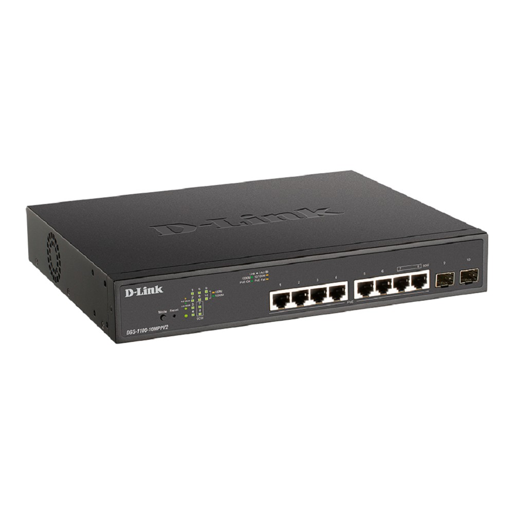 Коммутатор D-Link SMB DGS-1100-10MPPV2/A3A
