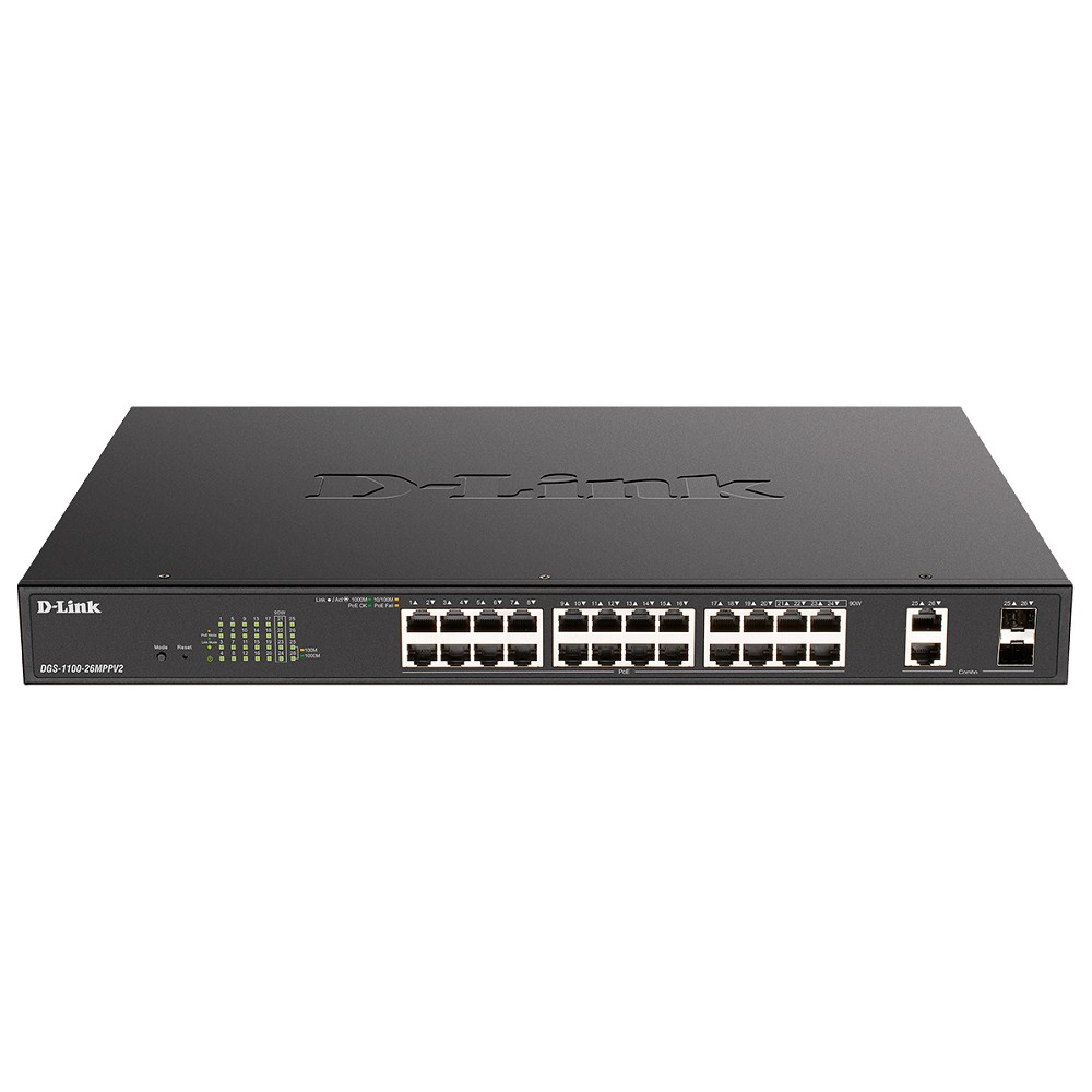Коммутатор D-Link SMB DGS-1100-26MPPV2/A3A