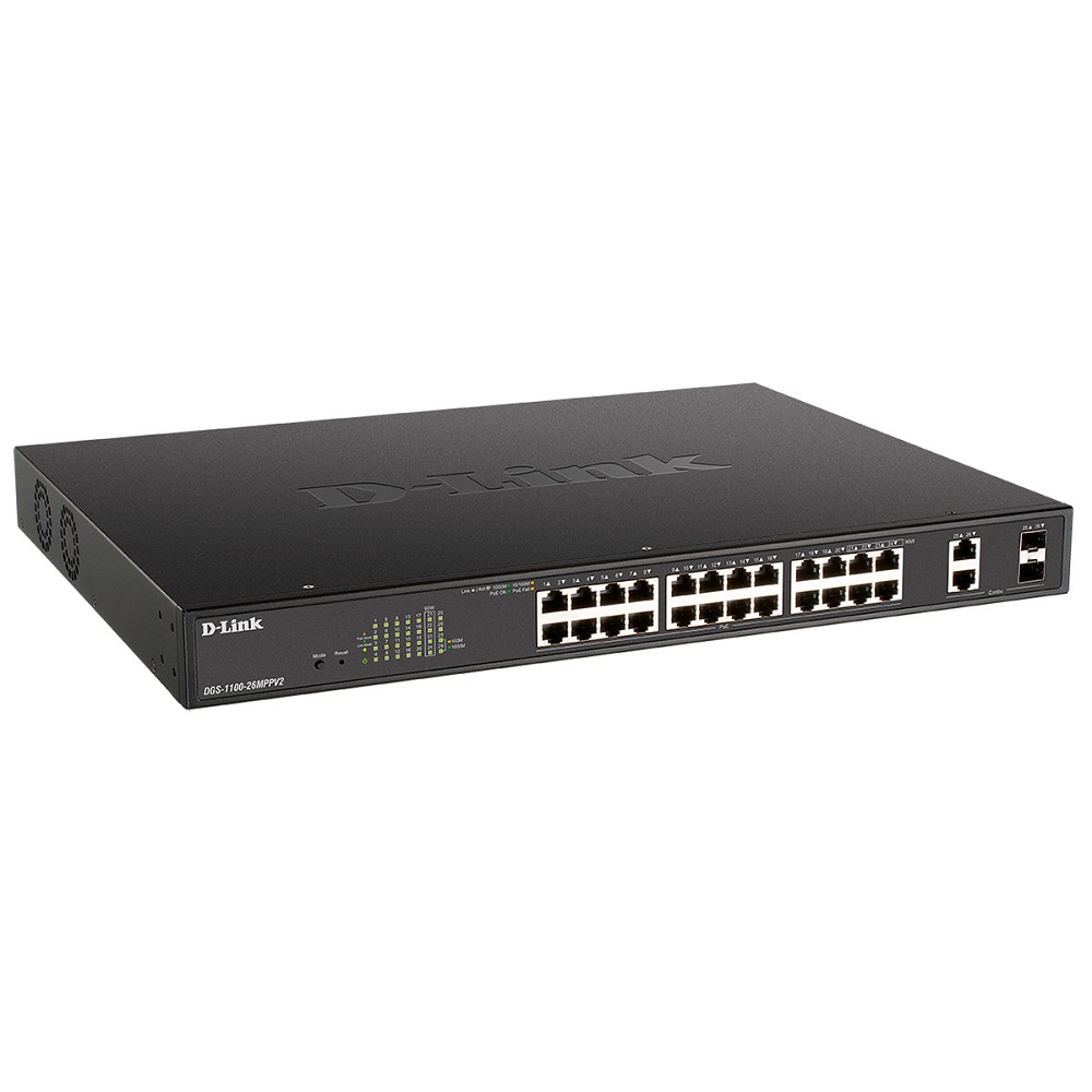 Коммутатор D-Link SMB DGS-1100-26MPPV2/A3A