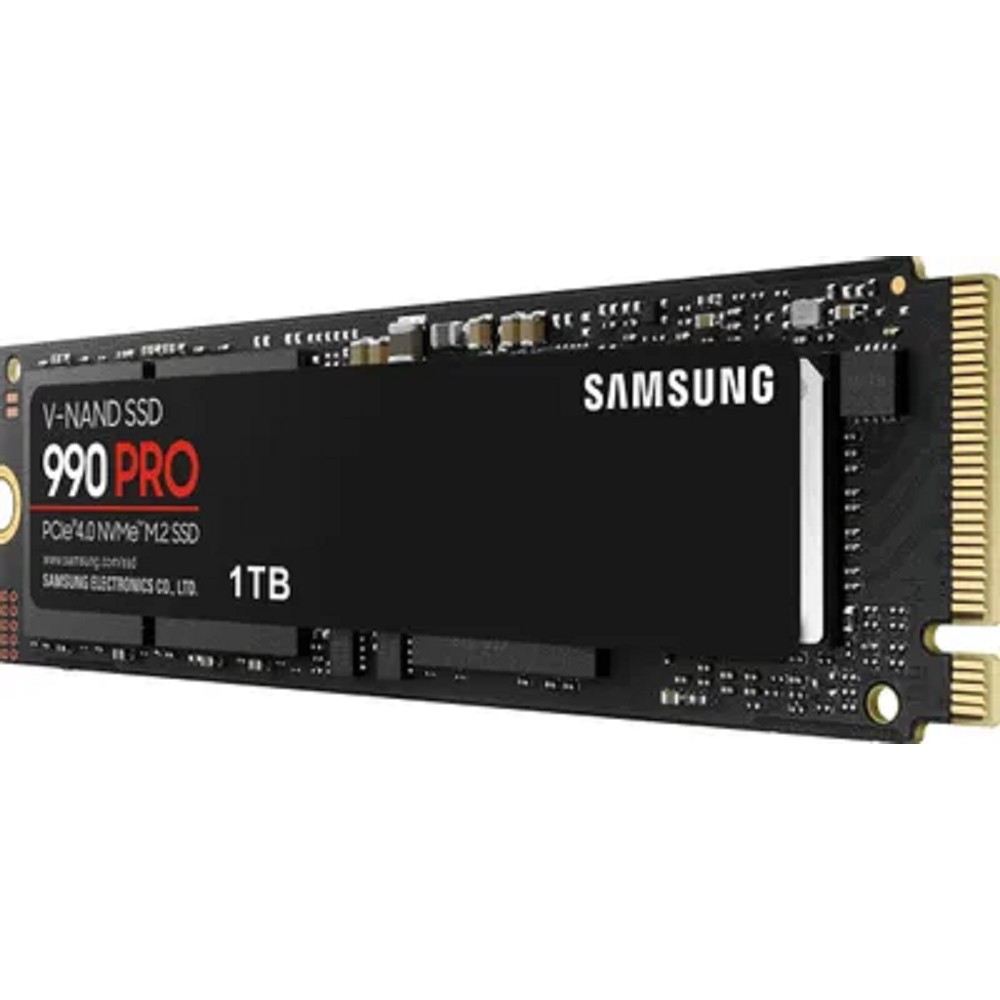 SSD M.2 (PCI-E NVMe 2.0 Gen 4.0 x4) 1Tb Samsung 990 PRO (R7450/W6900MB/s) 1year арт. MZ-V9P1T0BW