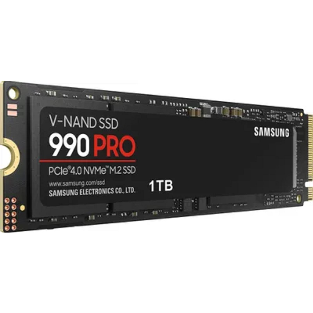 SSD M.2 (PCI-E NVMe 2.0 Gen 4.0 x4) 1Tb Samsung 990 PRO (R7450/W6900MB/s) 1year арт. MZ-V9P1T0BW