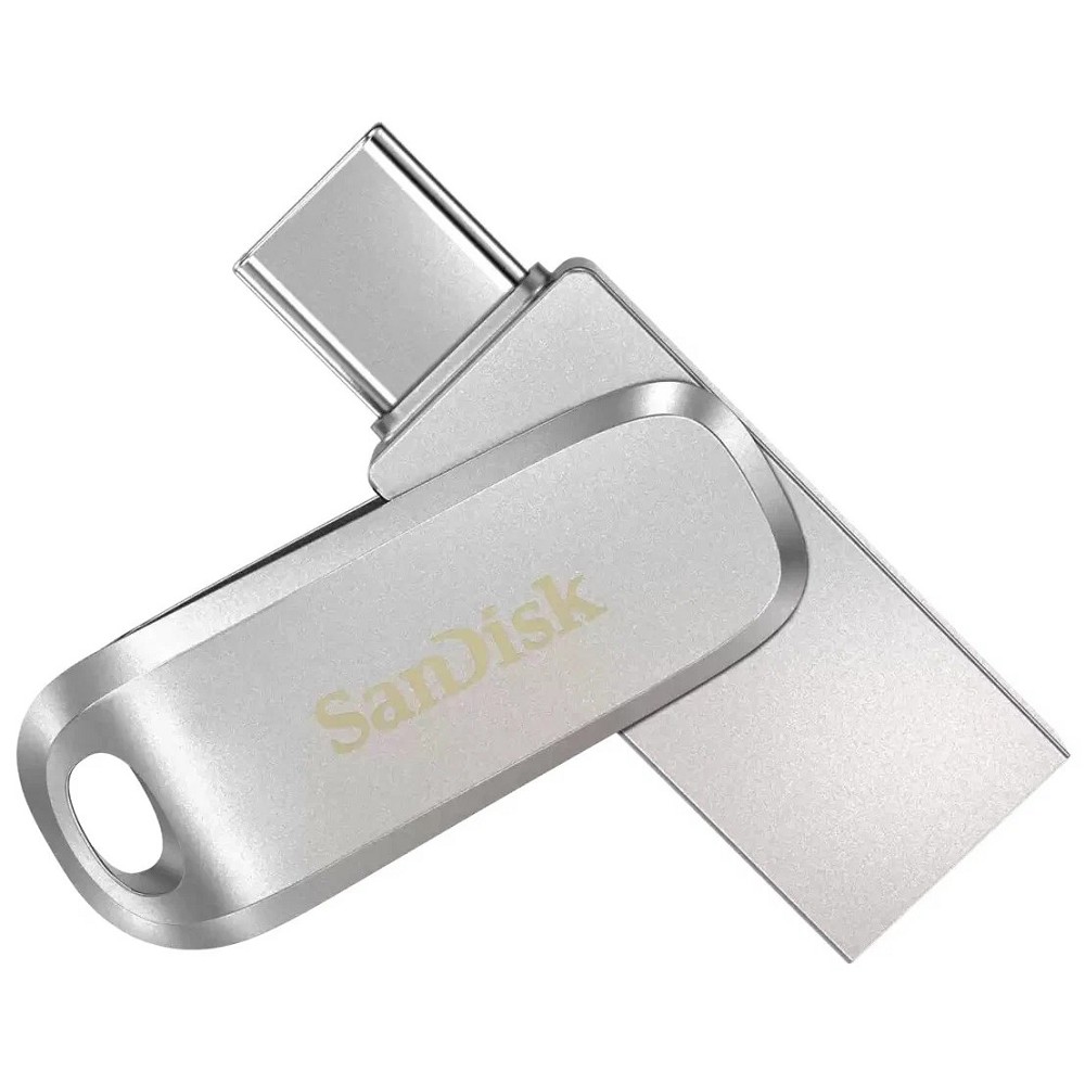 SanDisk USB Drive 256GB Ultra Dual Drive Luxe, USB 3.1 - USB Type-C (SDDDC4-256G-G46)