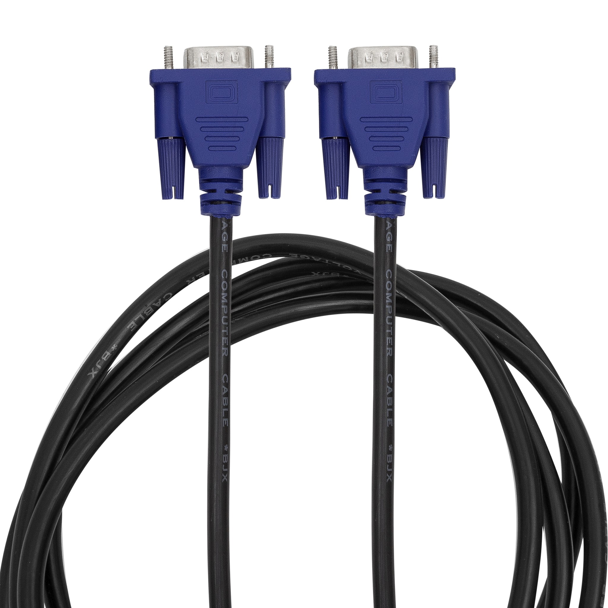 Bion Кабель VGA 15M/15M, экранированный, ферритовые кольца, черный, 1.8 м [BXP-VGA2-018] Bion Expert